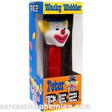 Peter Pez Clown Wacky Wobbler Retired B000SAJ36Y